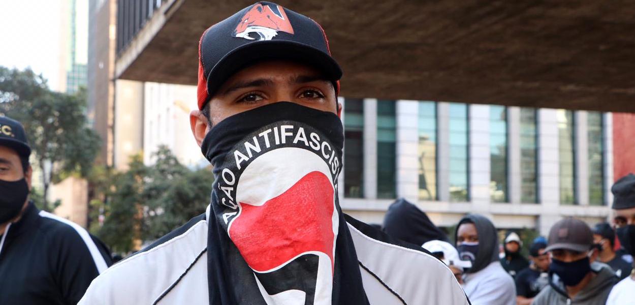 Manifestação na Avenida Paulista em São Paulo