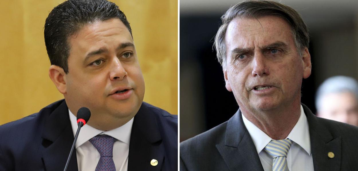 Presidente da OAB, Felipe Santa Cruz, e Jair Bolsonaro