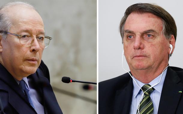 Celso de Mello e Jair Bolsonaro