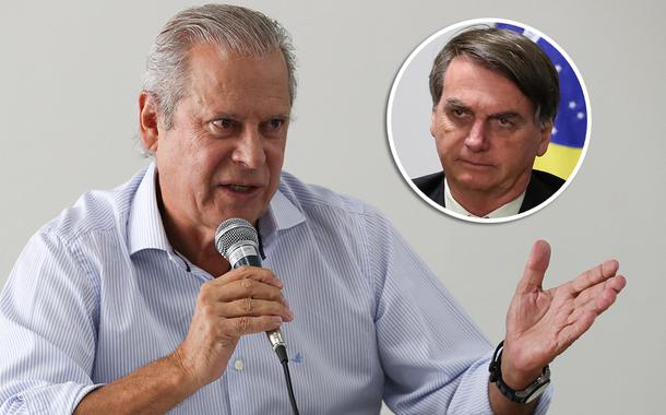 José Dirceu e Jair Bolsonaro