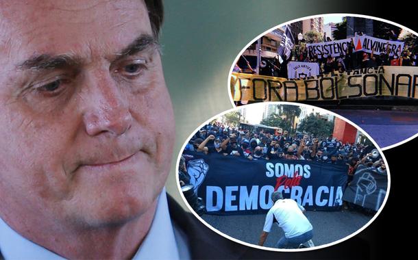 Jair Bolsonaro e manifestação de torcidas organizadas