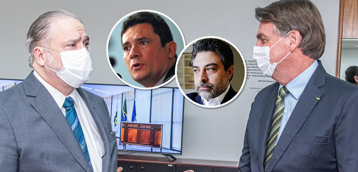 Augusto Aras, Sérgio Moro, Tacla Duran e Jair Bolsonaro