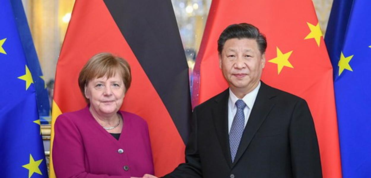 Angela Merkel e Xi Jinping