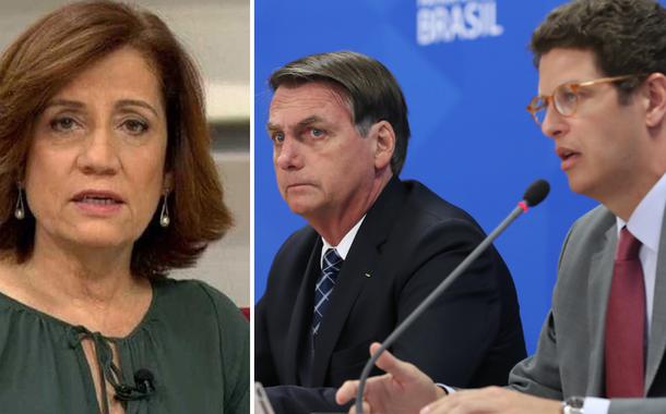 Miriam Leitão, Jair Bolsonaro e Ricardo Salles