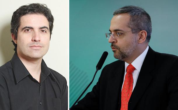 Bernardo Mello Franco e Abraham Weintraub