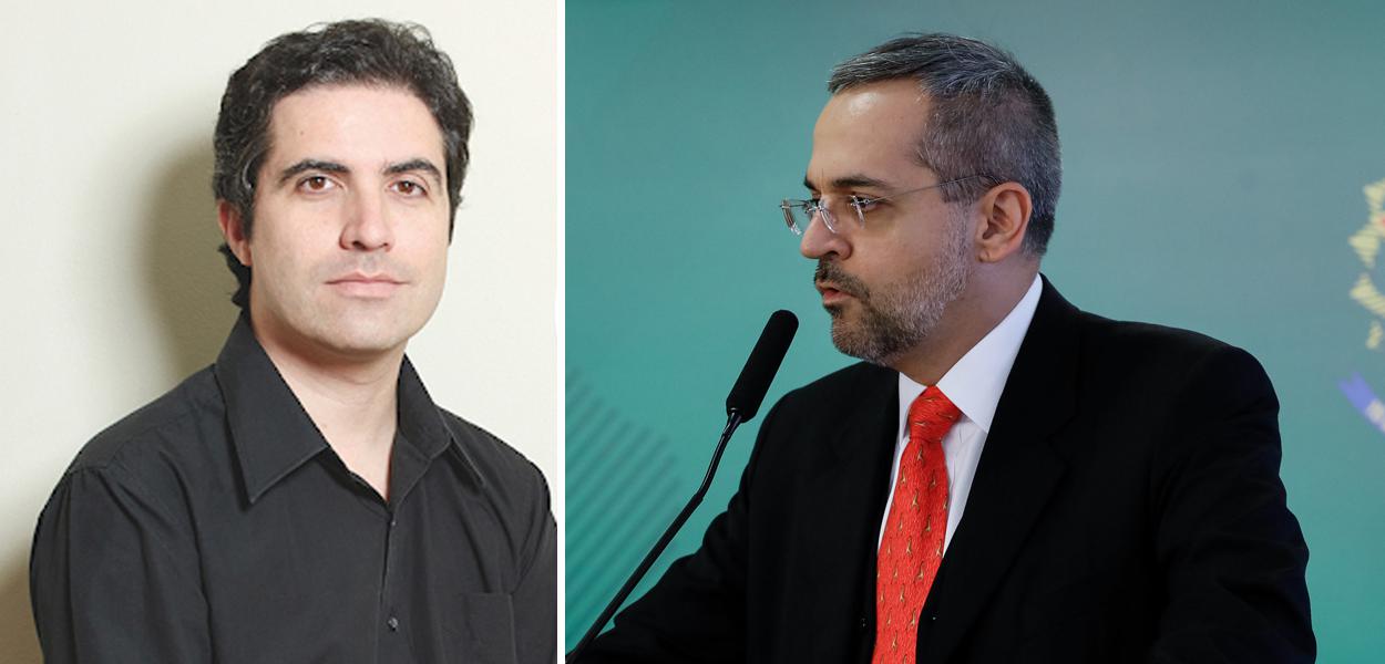 Bernardo Mello Franco e Abraham Weintraub