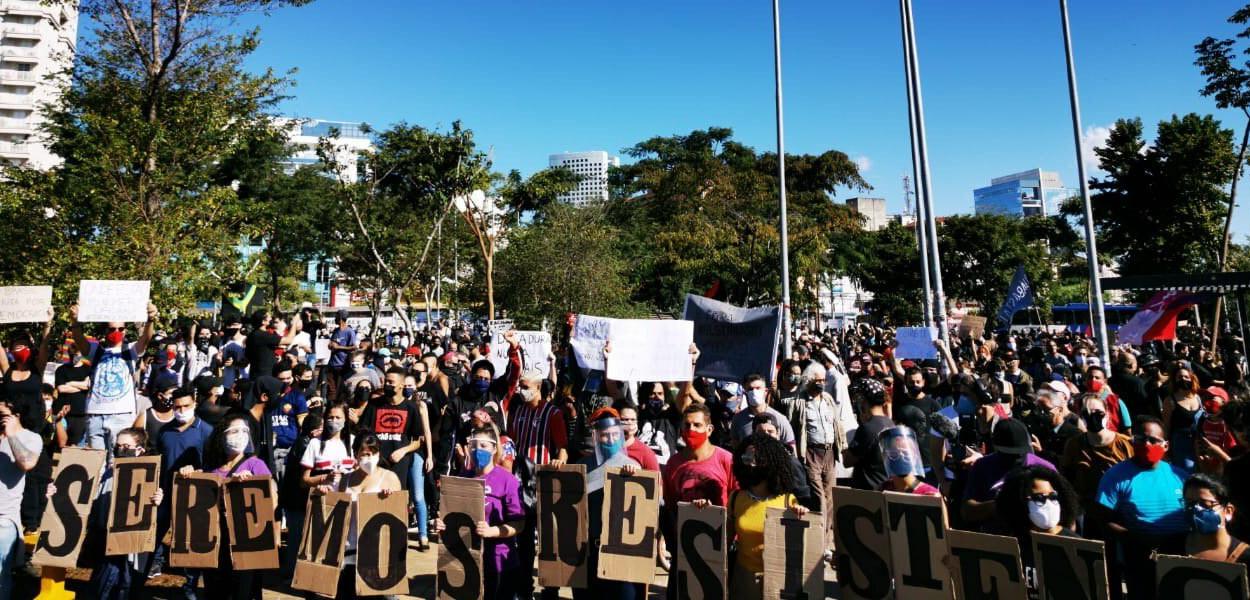 Manifestação no Largo da Batata, São Paulo
