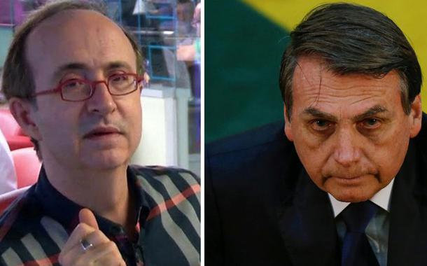 Reinaldo Azevedo e Jair Bolsonaro