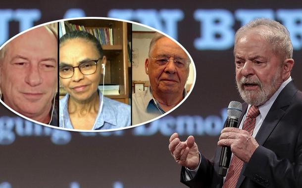 Ciro Gomes, Marina Silva, FHC e Lula