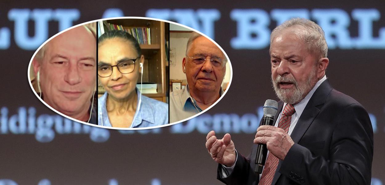 Ciro Gomes, Marina Silva, FHC e Lula