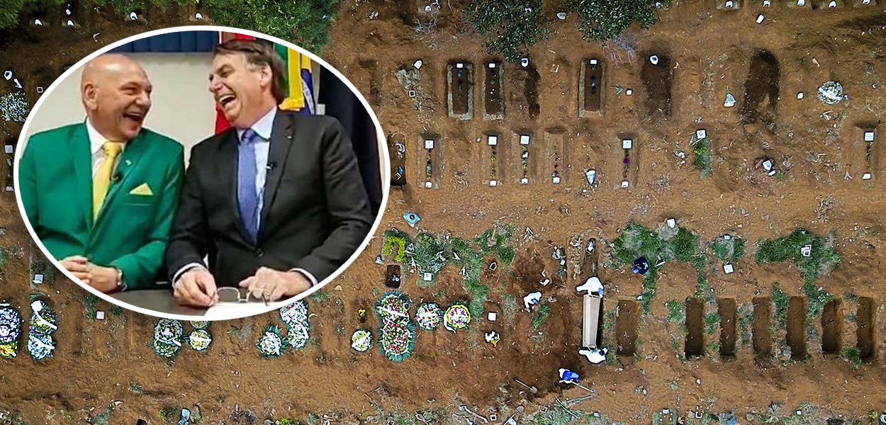 Luciano Hang, Jair Bolsonaro e Cemitério Vila Formosa, em São Paulo