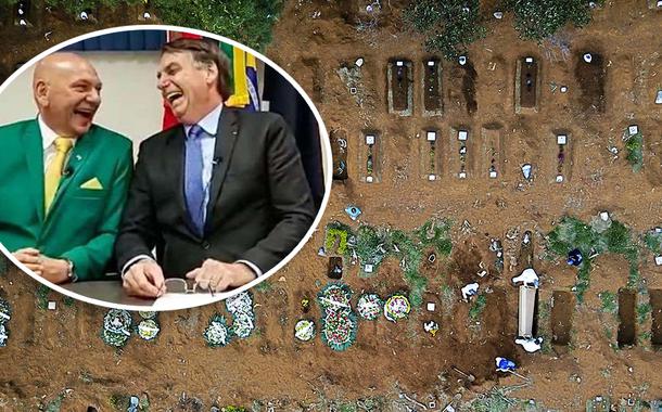 Luciano Hang, Jair Bolsonaro e Cemitério Vila Formosa, em São Paulo