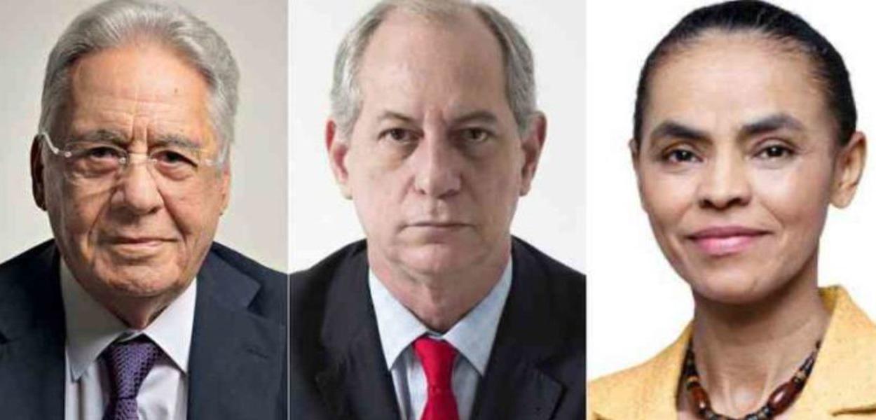 Fernando Henrique Cardoso, Ciro Gomes e Marina Silva