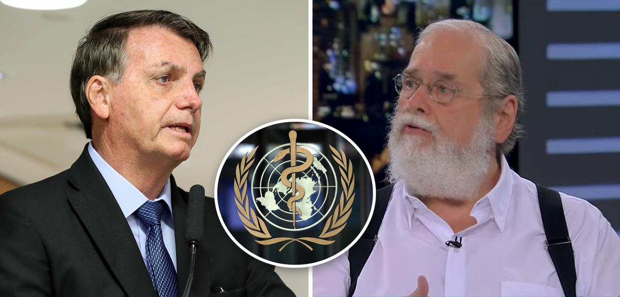 Jair Bolsonaro e Gonzalo Vecina Neto