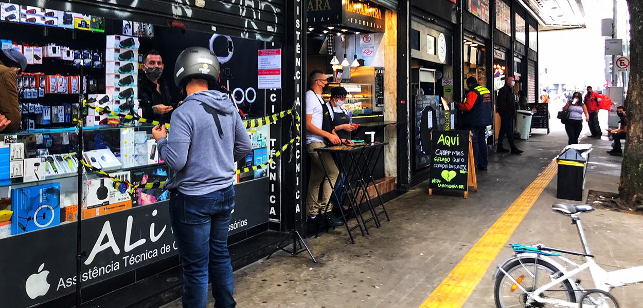 Movimento na avenida Paulista