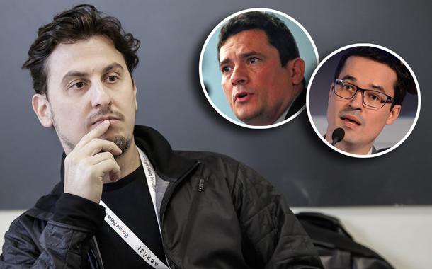 Leandro Demori, Sérgio Moro e Deltan Dallagnol