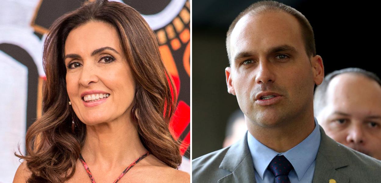 Fátima Bernardes / Eduardo Bolsonaro