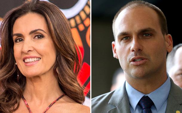 Fátima Bernardes / Eduardo Bolsonaro