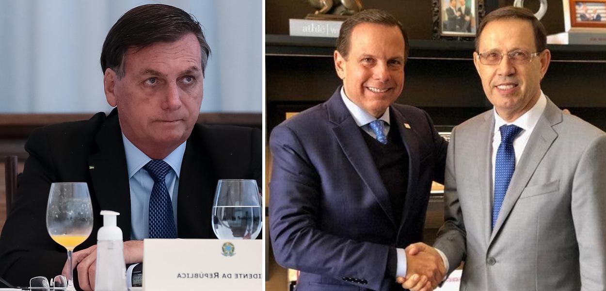 Jair Bolsonaro, João Doria e Carlos Wizard