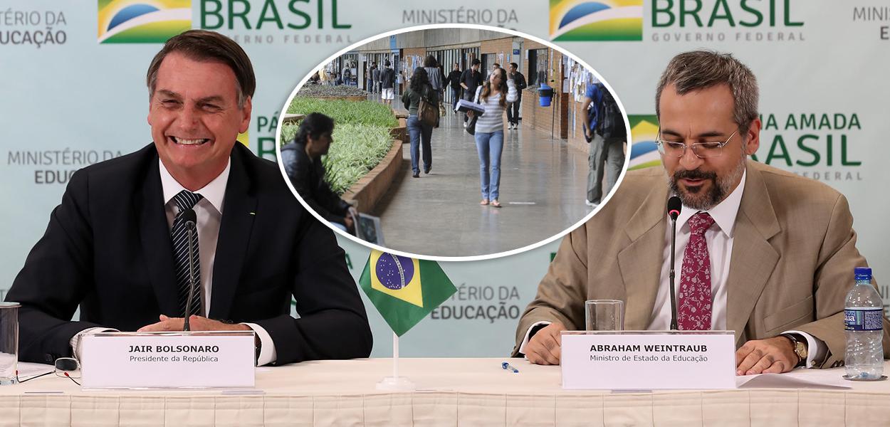 Jair Bolsonaro e Abraham Weintraub