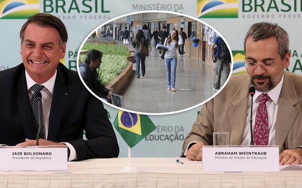 Jair Bolsonaro e Abraham Weintraub