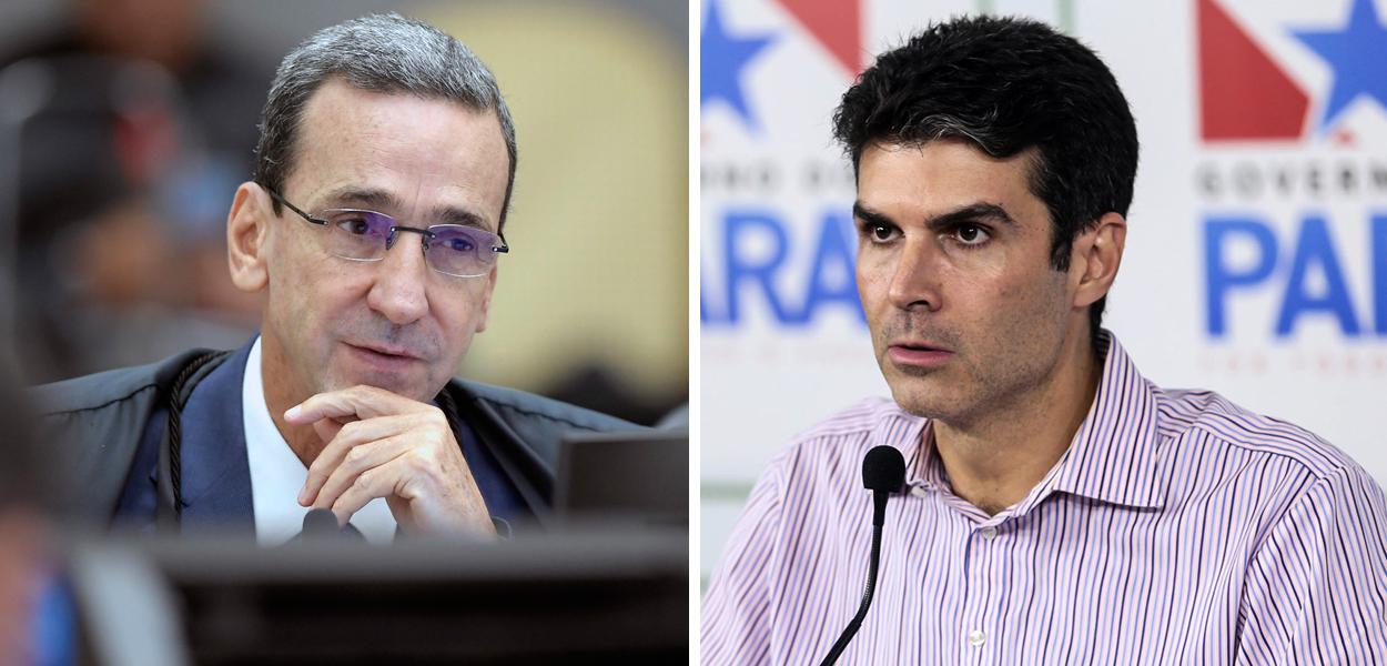 Ministro Francisco Falcão e Helder Barbalho