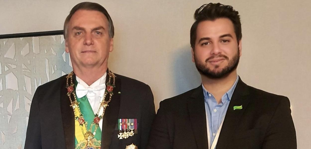 Jair Bolsonaro e Filipe Martins