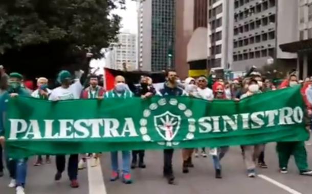 Torcida do Palmeiras Palestra Sinistro