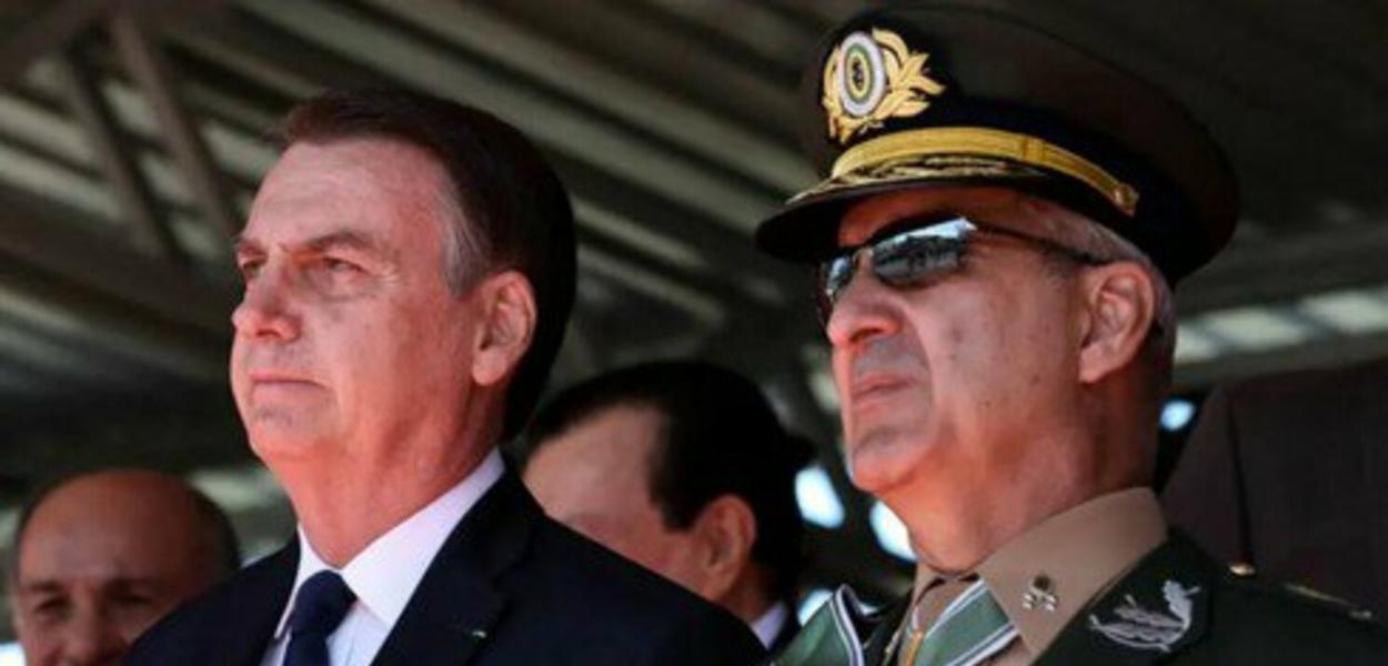 Bolsonaro e o general Luiz Eduardo Ramos