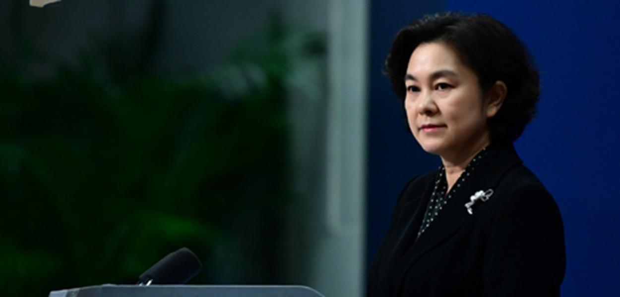 Hua Chunying, porta-voz da Chancelaria chinesa