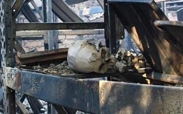 Um dos prédios do Museu de História Natural da Universidade Federal de Minas Gerais (UFMG) pegou fogo