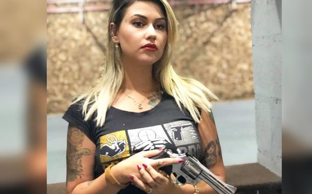 A militante fascista Sara Giromini foi presa pela Polícia Federal