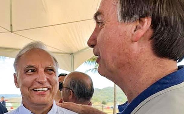 Luís Felipe Belmonte e Jair Bolsonaro