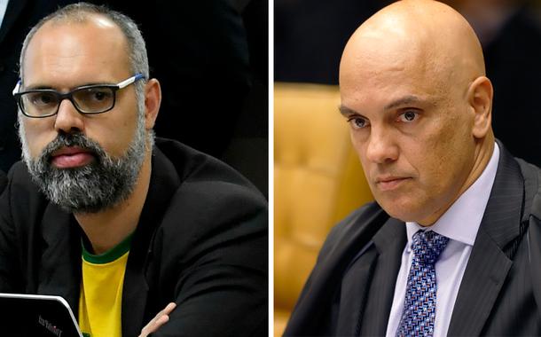 Allan dos Santos e Alexandre de Moraes