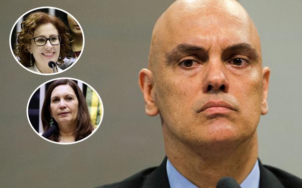 Carla Zambelli, Bia Kicis e Alexandre de Moraes