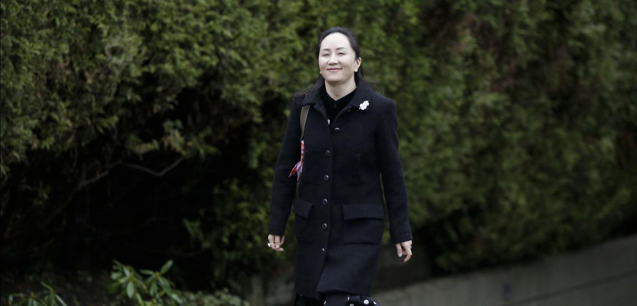 A dietora executiva da Huawei, Meng Wanzhou