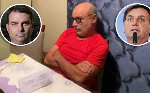 Flávio Bolsonaro, Fabrício Queiroz e Jair Bolsonaro