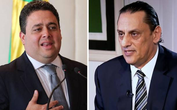 Felipe Santa Cruz, presidente da OAB, e Frederick Wassef