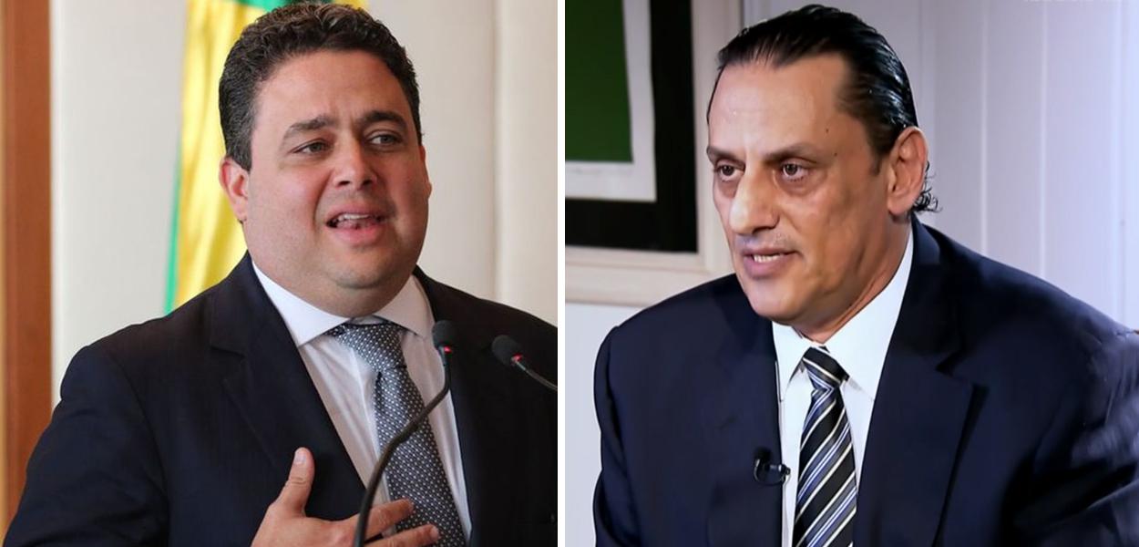 Felipe Santa Cruz, presidente da OAB, e Frederick Wassef