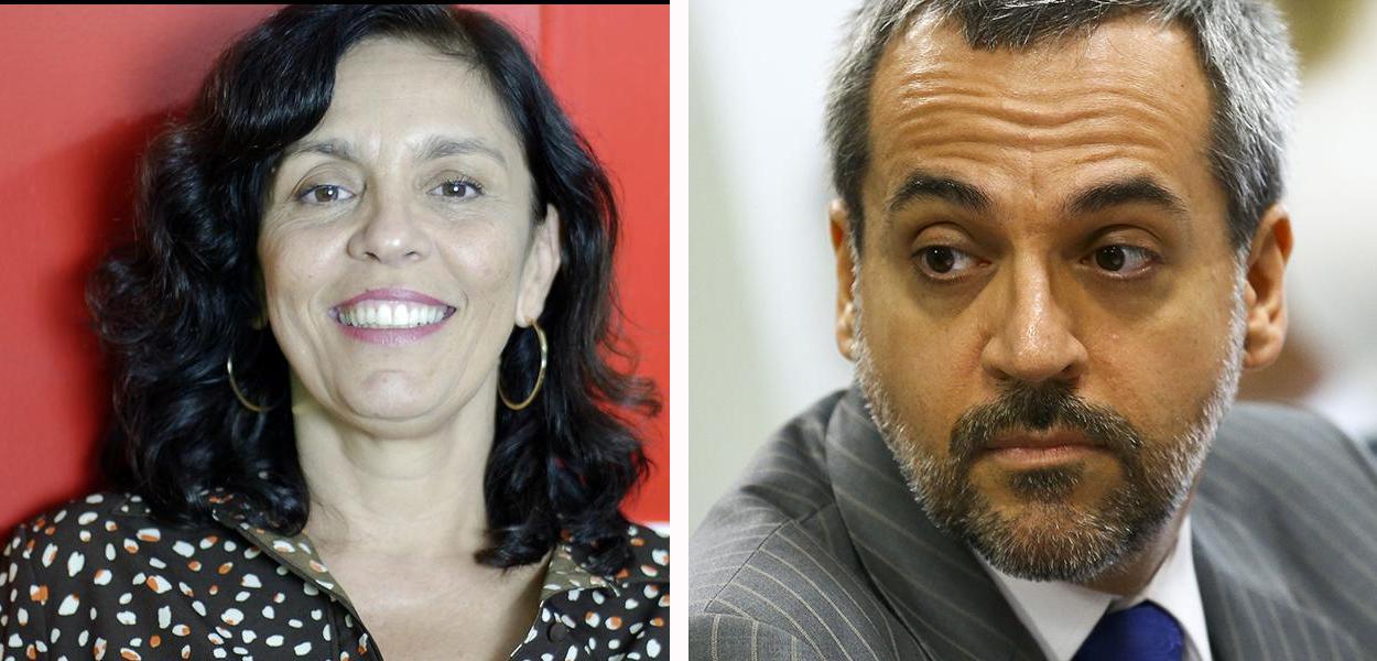 Cynara Menezes e Abraham Weintraub