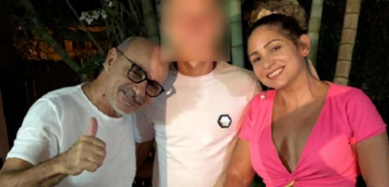 Fabrício Queiroz e Márcia Oliveira de Aguiar