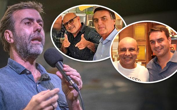 Marcelo Freixo; Queiroz com Flávio Bolsonaro e Queiroz com Jair Bolsonaro