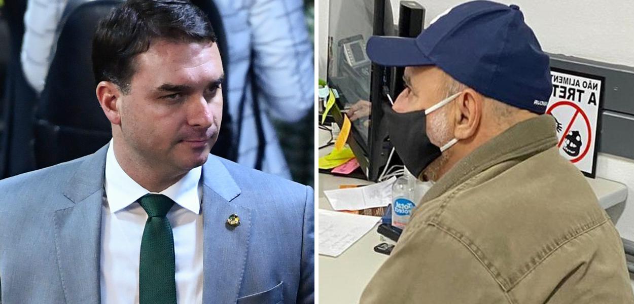 Flávio Bolsonaro e Fabrício Queiroz