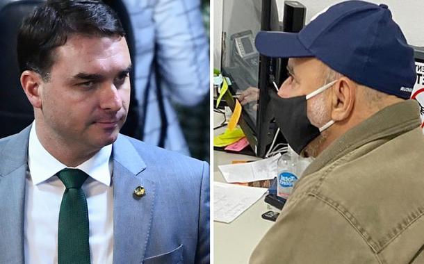 Flávio Bolsonaro e Fabrício Queiroz