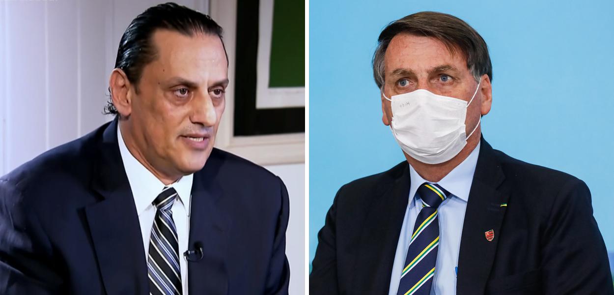 Frederick Wassef e Jair Bolsonaro