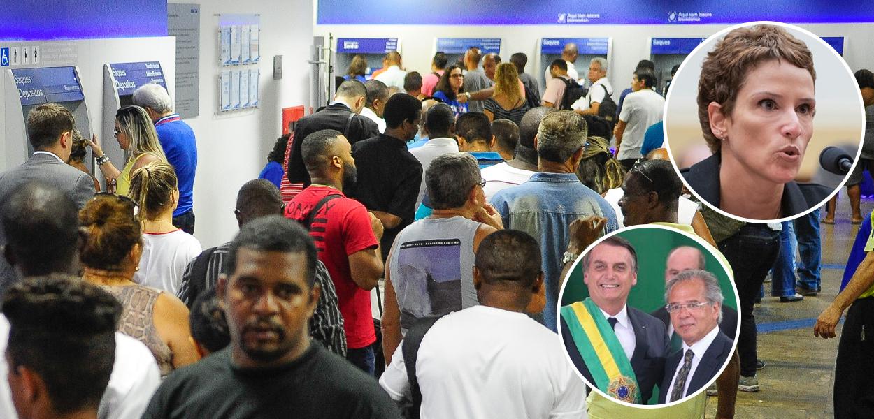 Jair Bolsonaro, Paulo Guedes e Monica de Bolle