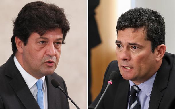 Luiz Henrique Mandetta e Sérgio Moro