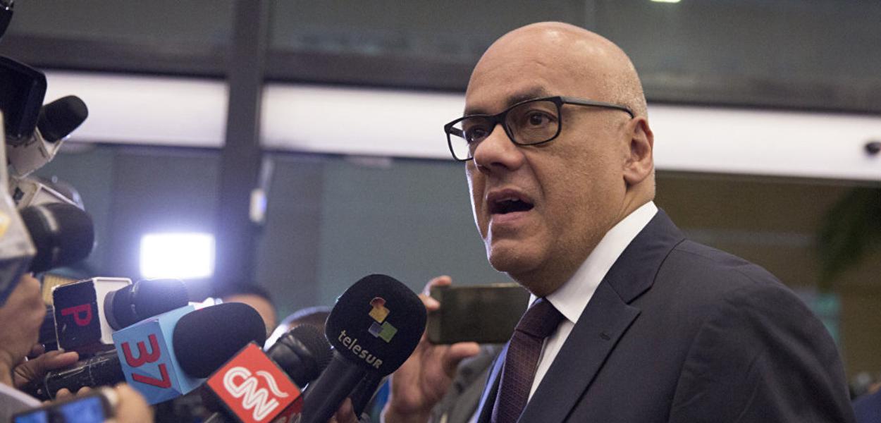 Jorge Rodríguez, ministro da Comunicação da Venezuela