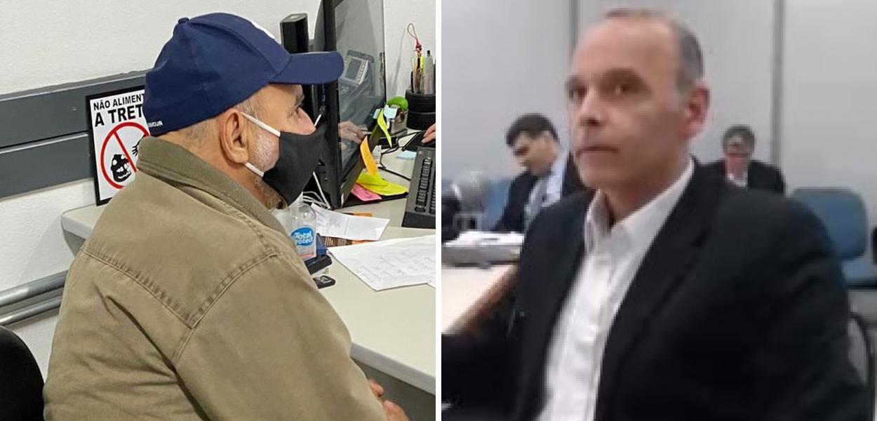 Fabrício Queiroz e Wilson Carlos