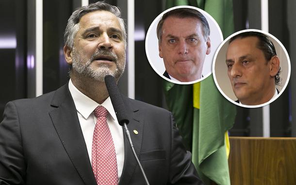 Paulo Pimenta, Jair Bolsonaro e Frederick Wassef